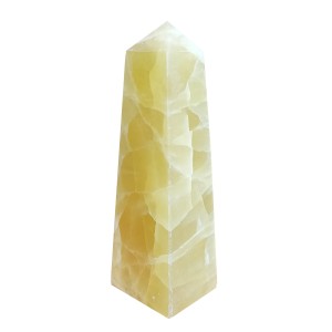 Calcite Lemon Tower H:9.5 x W:3cm Wt:183g (AA Grade) Calcite Lemon Tower H:9.5 x W:3cm Wt:183g (AA Grade)